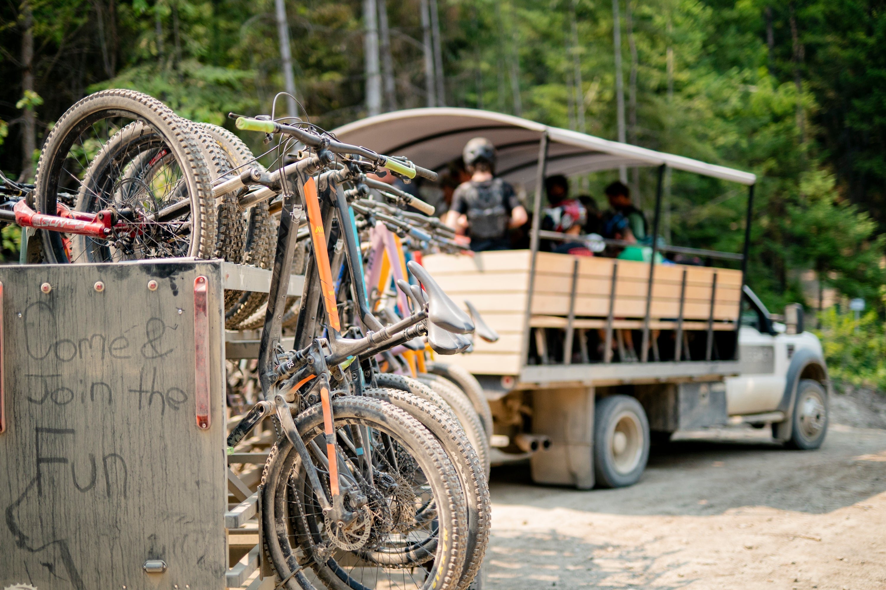 Legacy Bike Park Lakeside Montana mountain biking trails camping